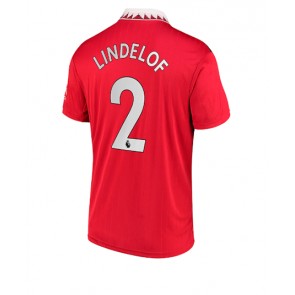 Manchester United Victor Lindelof #2 Hemmatröja 2022-23 Kortärmad